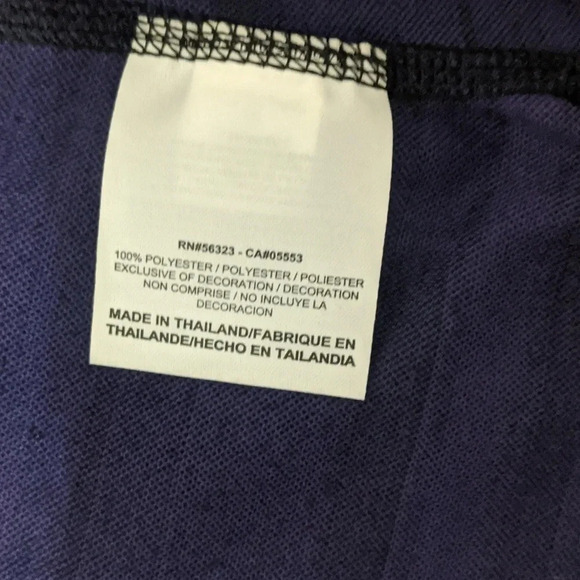 Nike Dri-Fit Running 1/4 Zip Mock Neck Pullover, Color Purple/Black Size XS - Picture 11 of 11